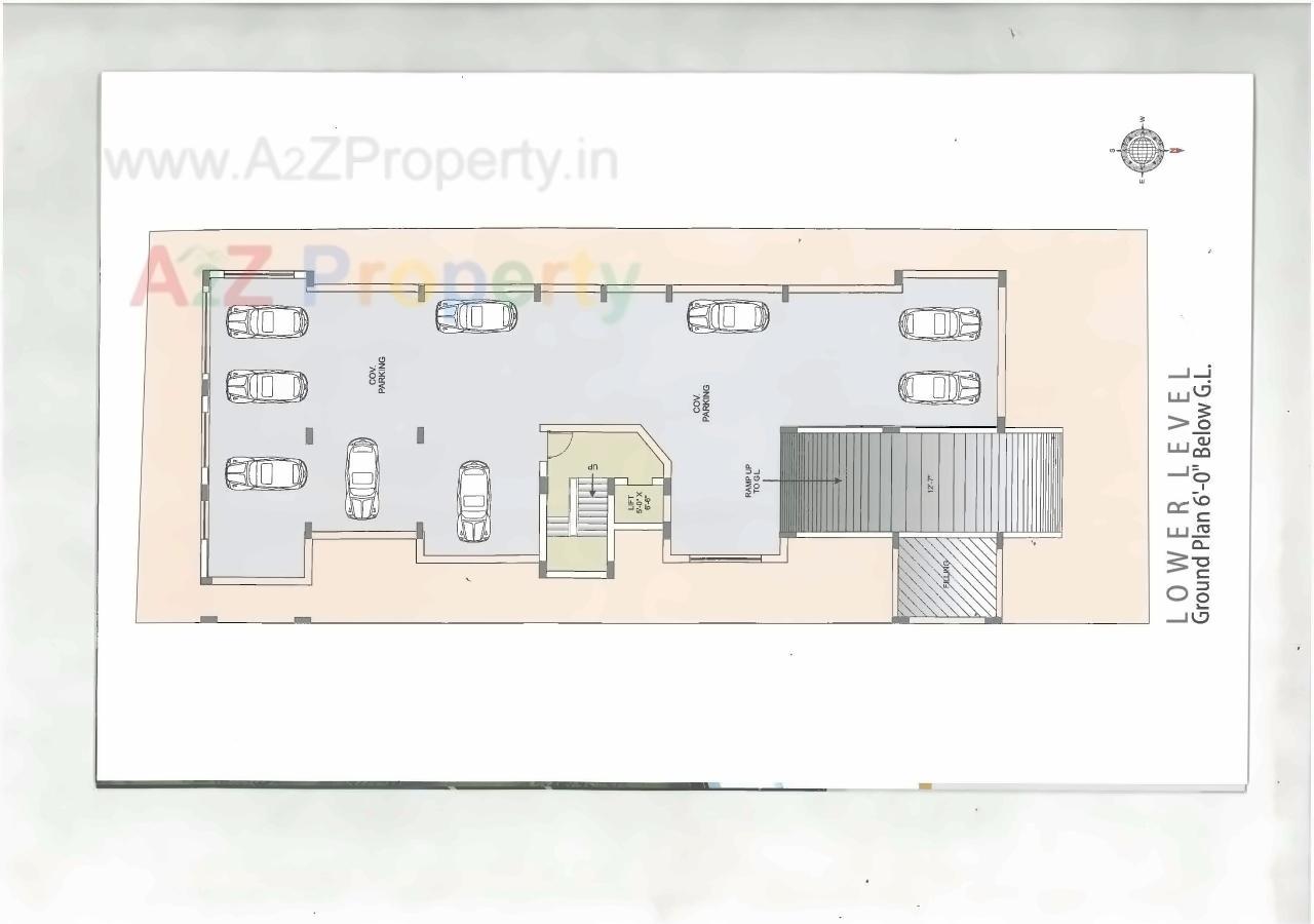 Layout of real estate project Rudra Prayag located at Rajkot, Rajkot, Gujarat