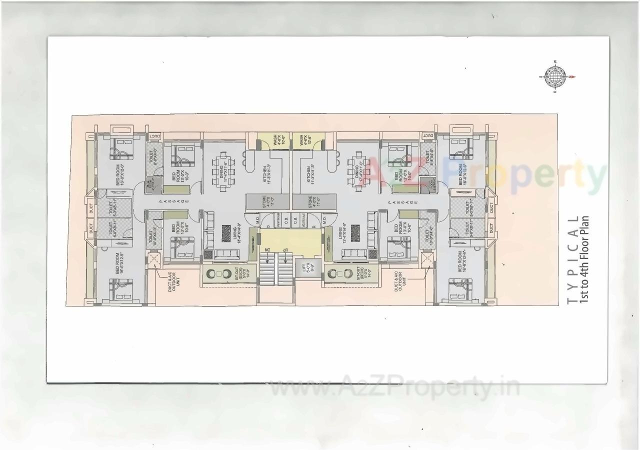 Layout of real estate project Rudra Prayag located at Rajkot, Rajkot, Gujarat