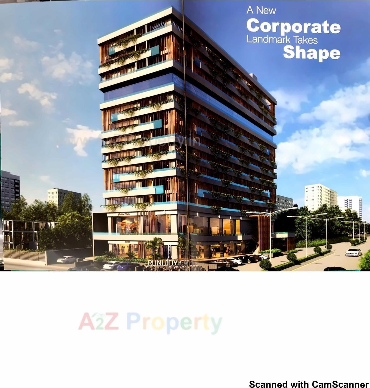 3D Elevation of real estate project Runway Height located at Madhapar, Rajkot, Gujarat