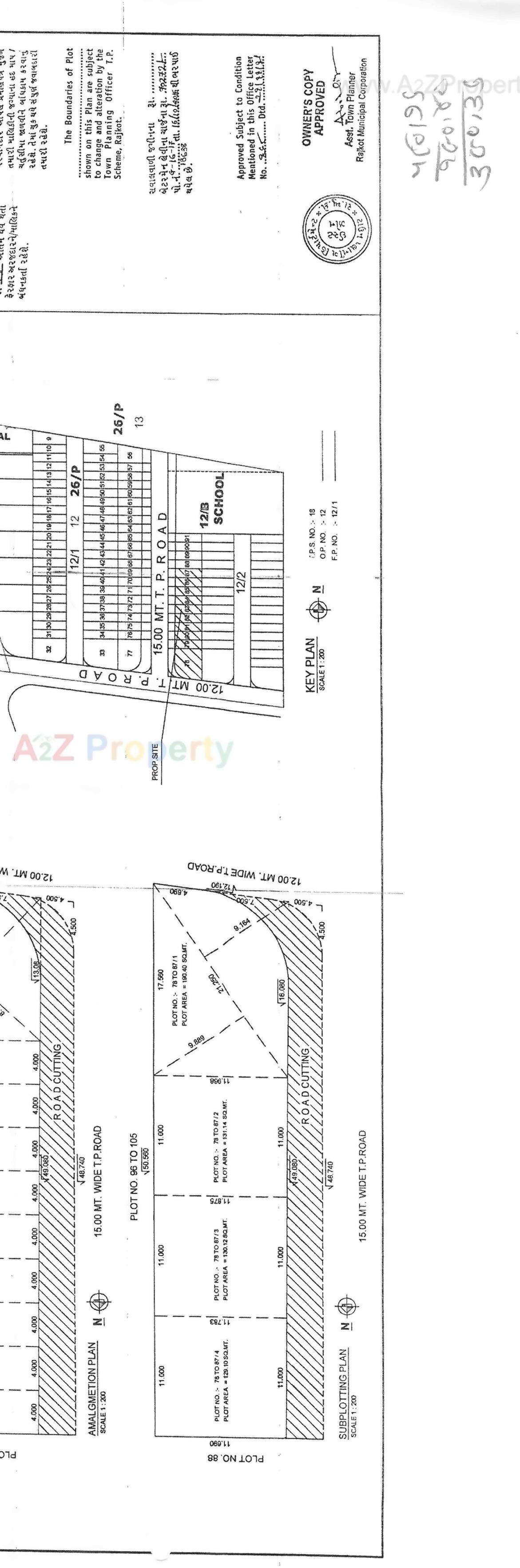 Layout of real estate project S G G Enterprise located at Rajkot, Rajkot, Gujarat