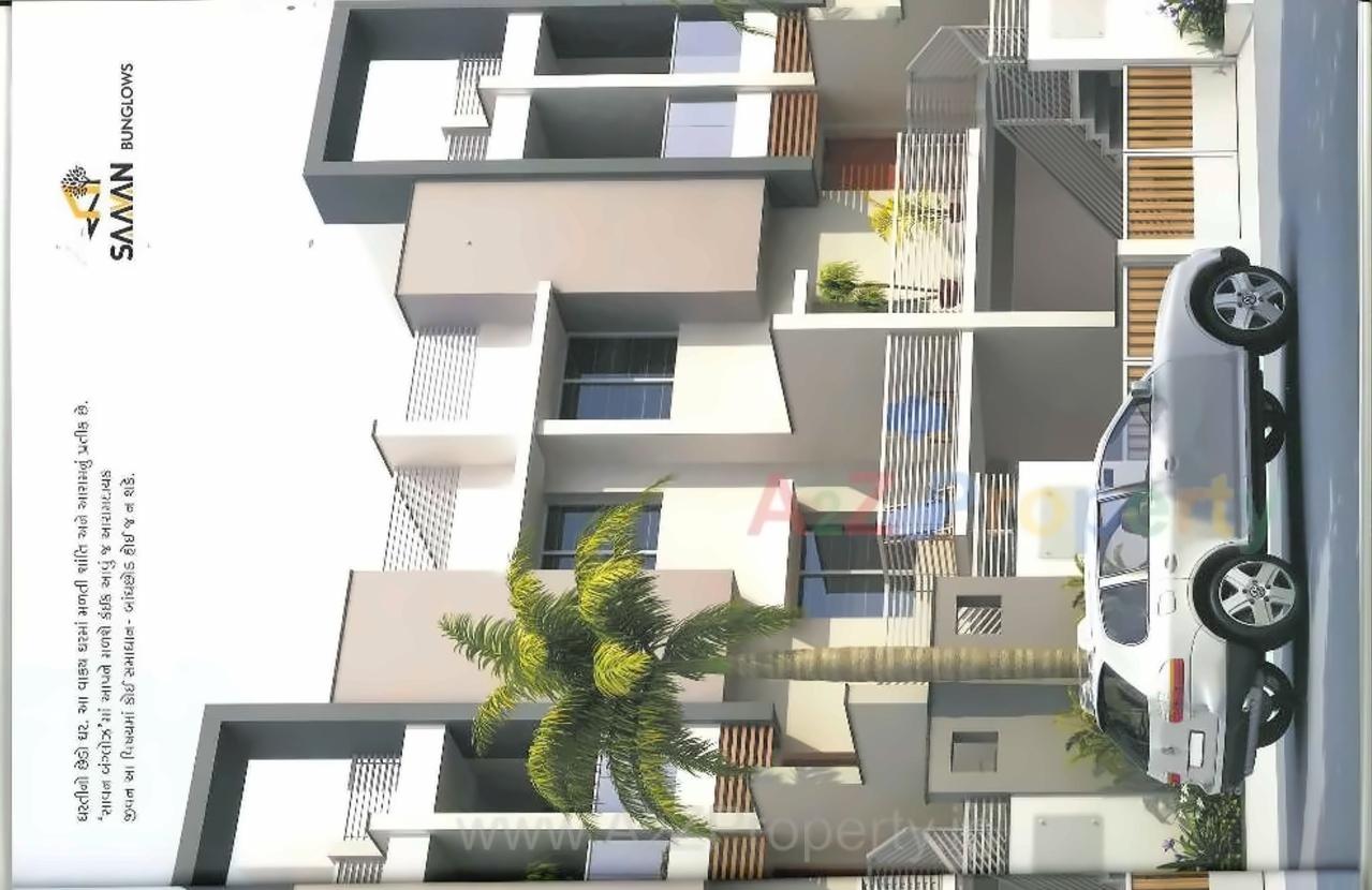 3D Elevation of real estate project Saavan Diamond located at Mavdi, Rajkot, Gujarat