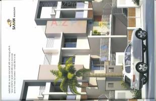 Elevation of real estate project Saavan Heights located at Mavdi, Rajkot, Gujarat