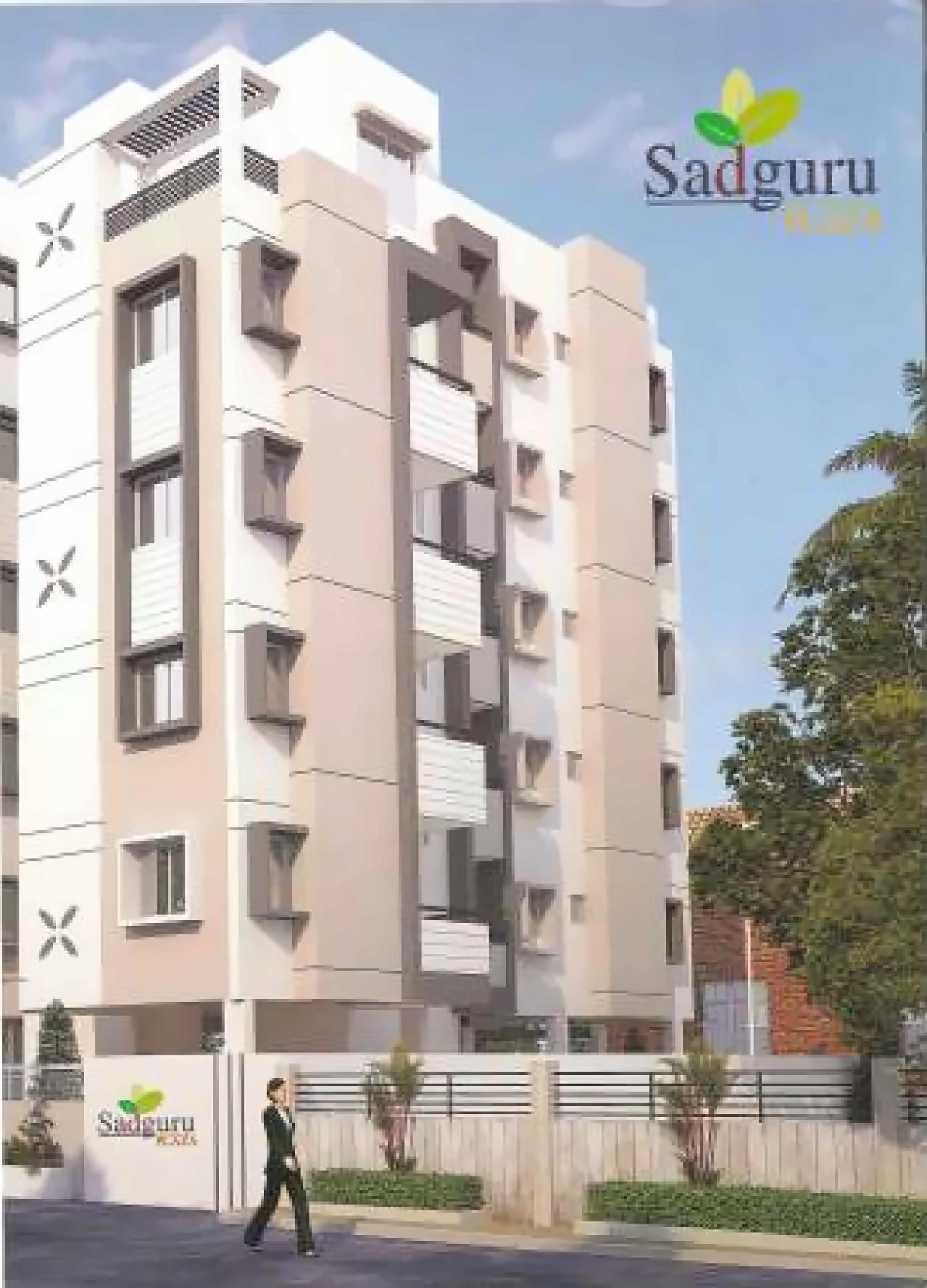 3D Elevation of real estate project Sadguru Plaza located at Mavdi, Rajkot, Gujarat