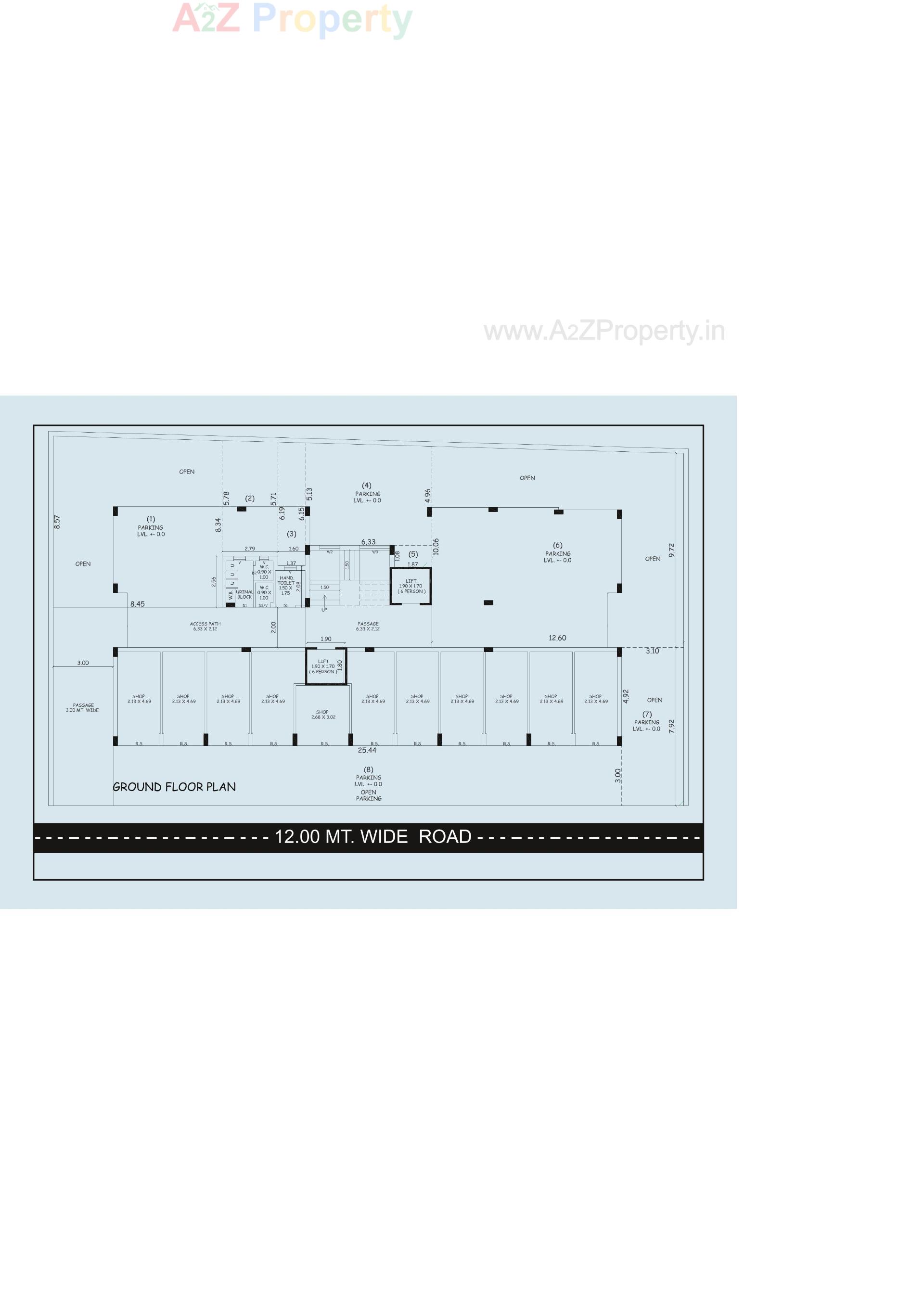 Layout of real estate project Safar Villa located at Rajkot, Rajkot, Gujarat