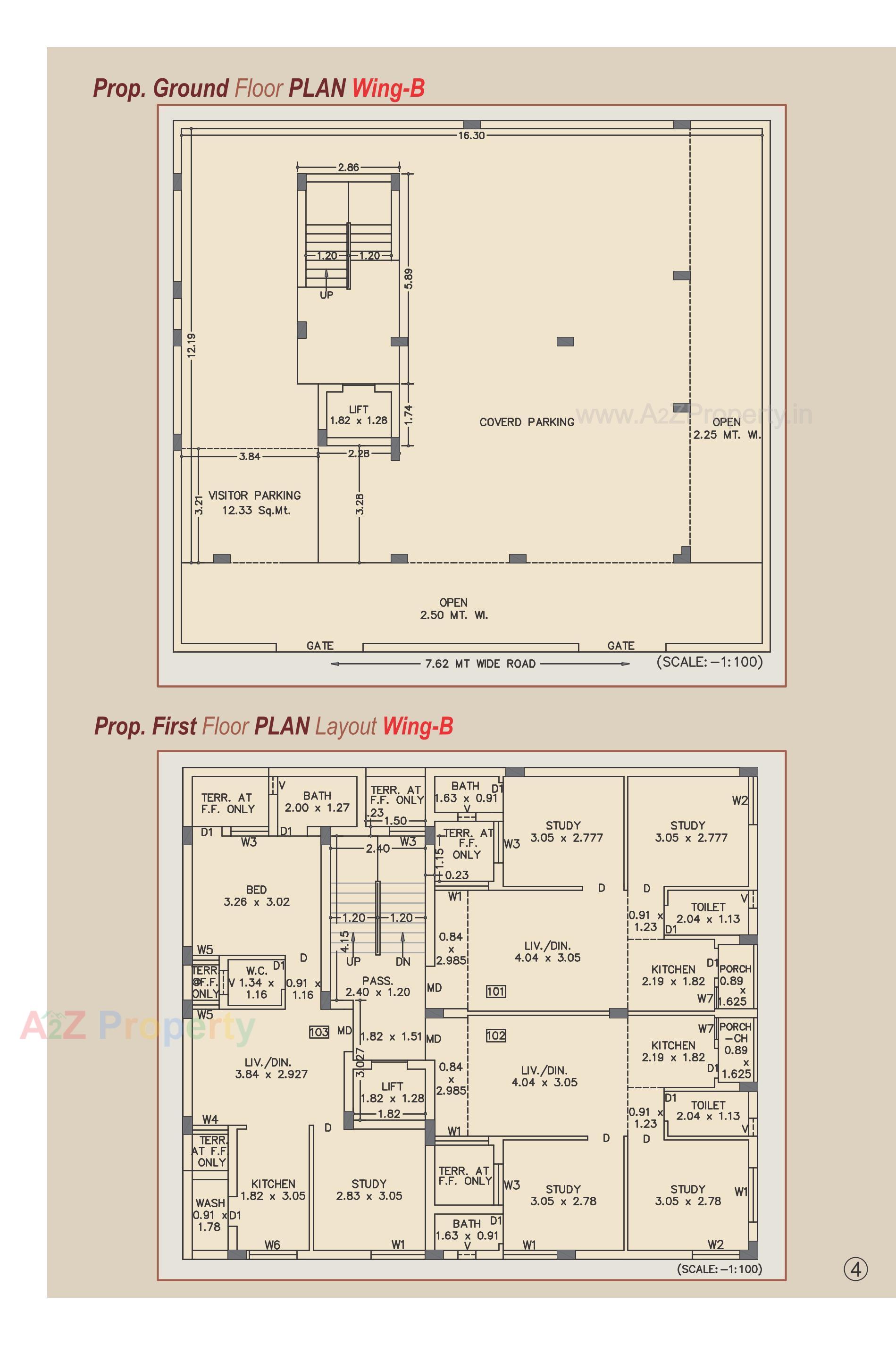 Layout of real estate project Saffron Aqua located at Madhapar, Rajkot, Gujarat