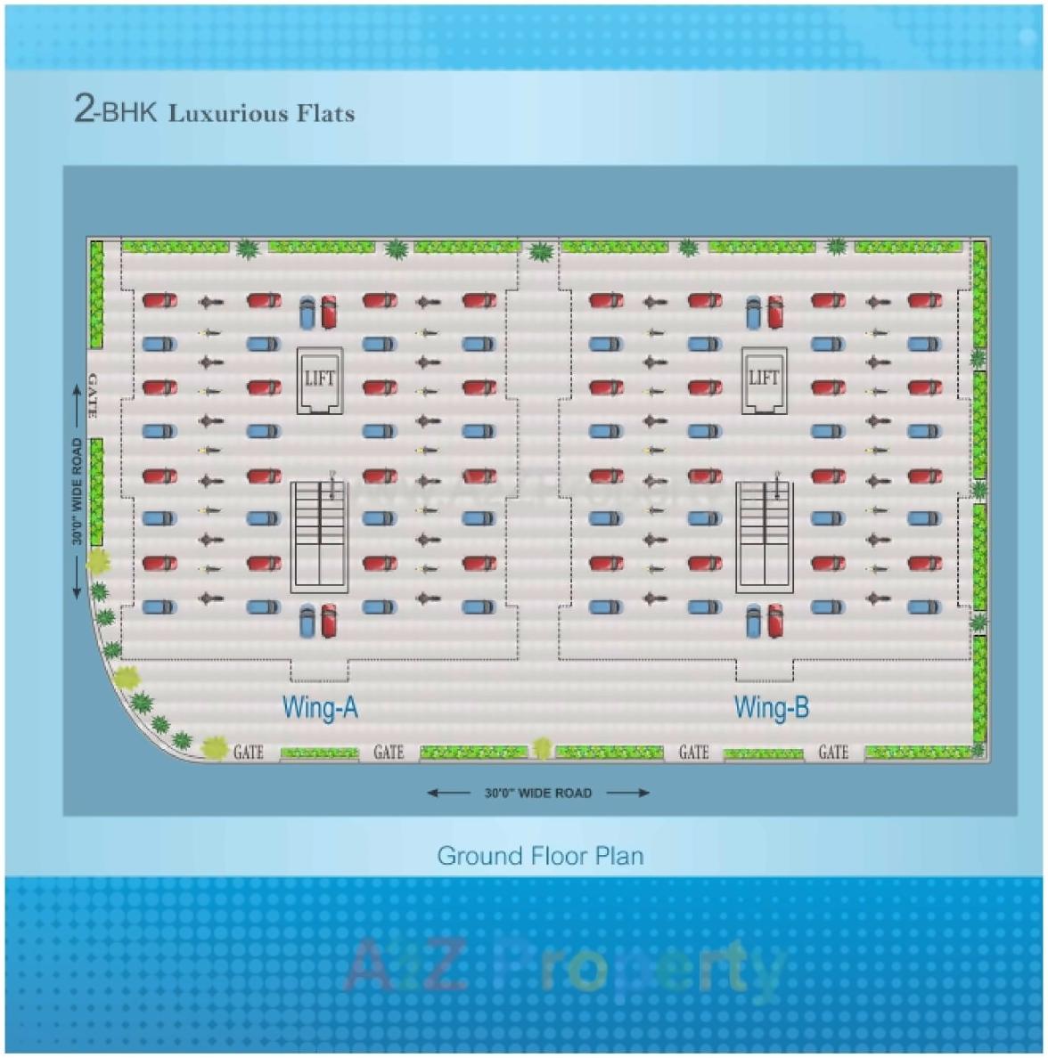  of real estate project Saffron Avenue located at Madhapar, Rajkot, Gujarat
