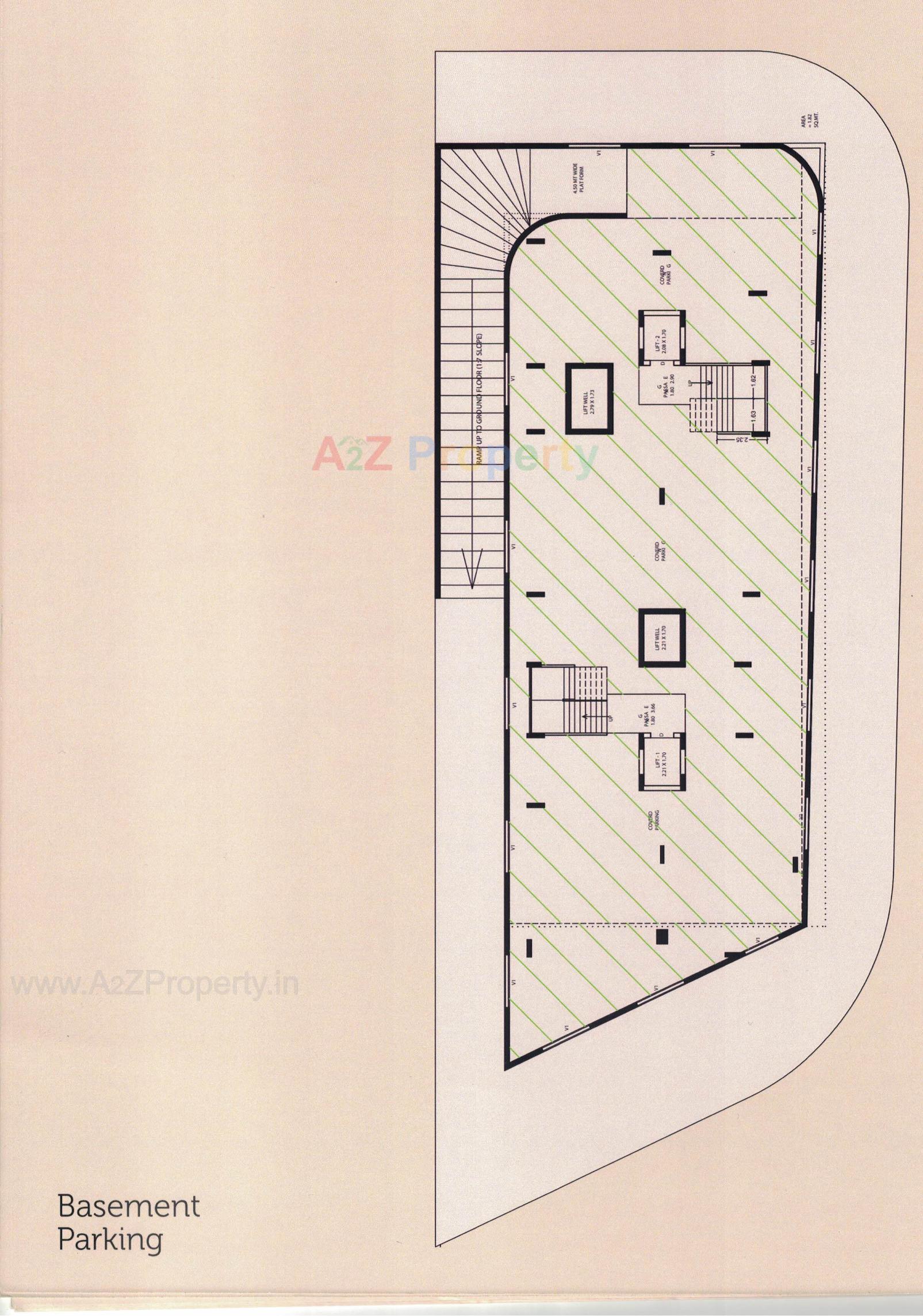 Layout of real estate project Saffron Heights located at Rajkot, Rajkot, Gujarat