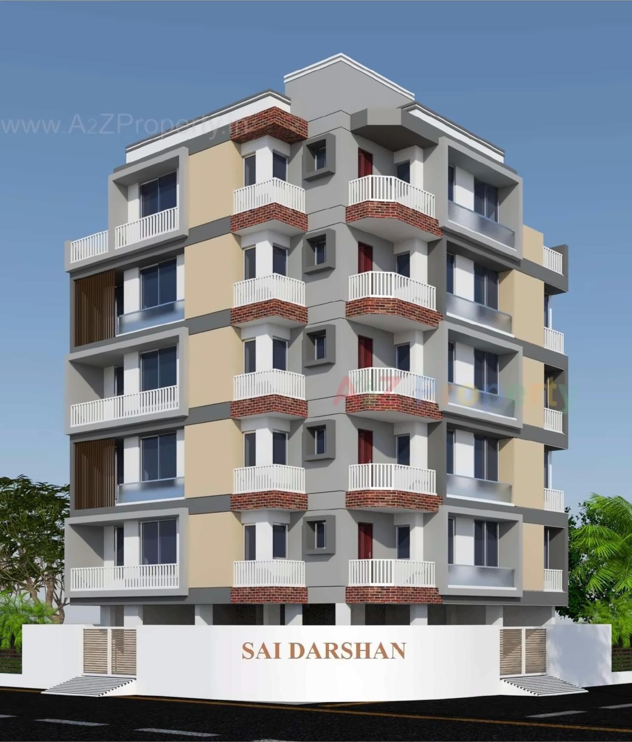 3D Elevation of real estate project Sai Darshan located at Rajkot, Rajkot, Gujarat