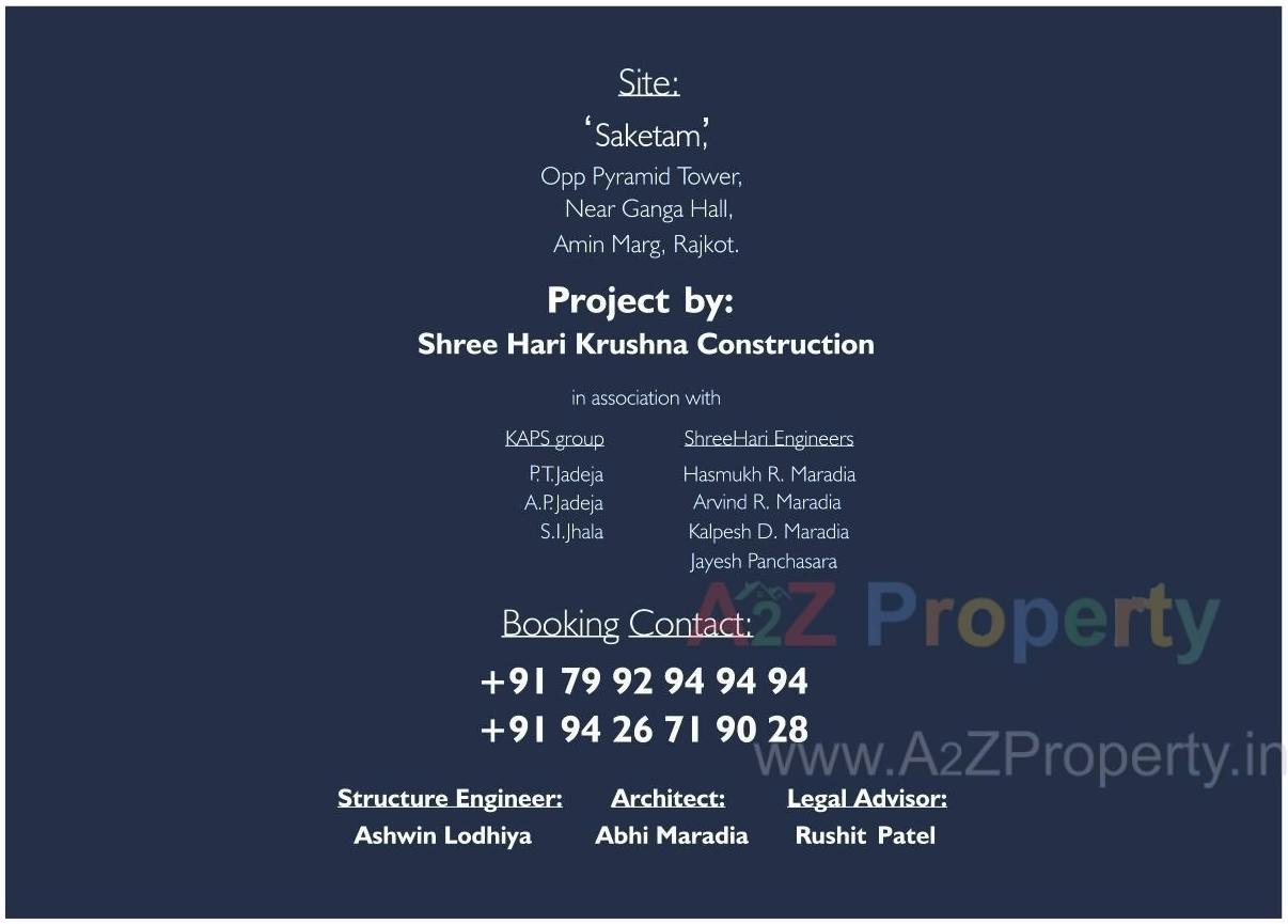  of real estate project Saketam located at Nana-mava, Rajkot, Gujarat