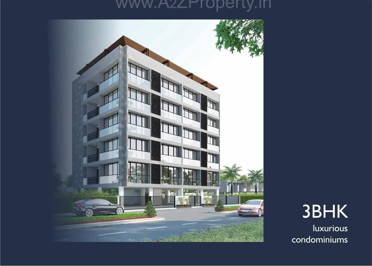 3D Elevation of real estate project Saketam located at Nana-mava, Rajkot, Gujarat