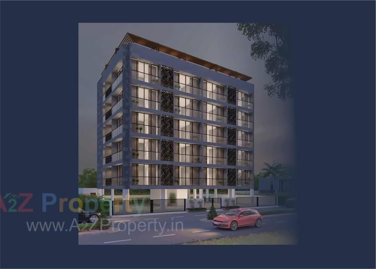 3D Elevation of real estate project Saketam located at Nana-mava, Rajkot, Gujarat