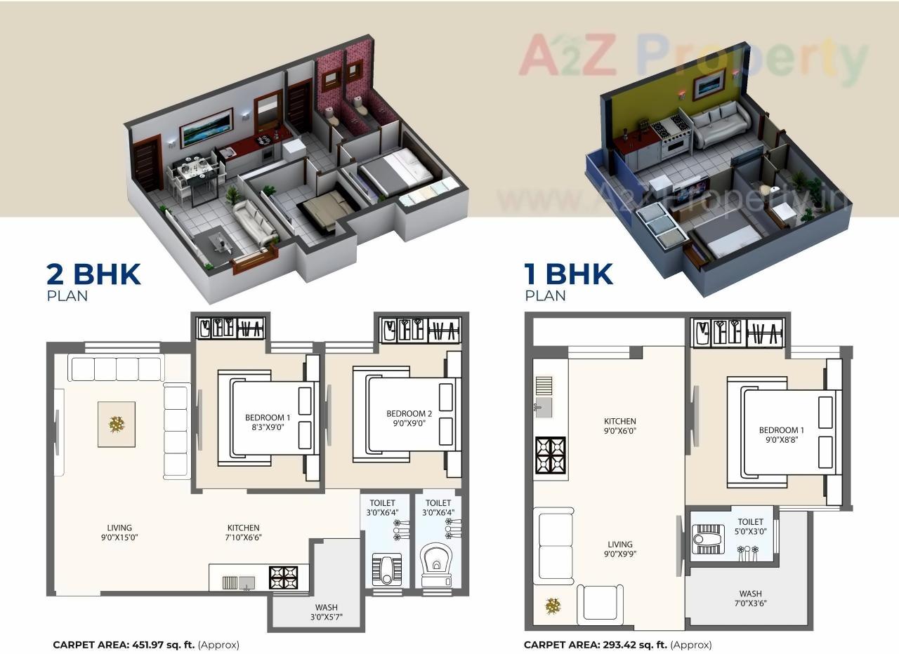 Layout of real estate project Samanvay Heights located at Dist, Rajkot, Gujarat