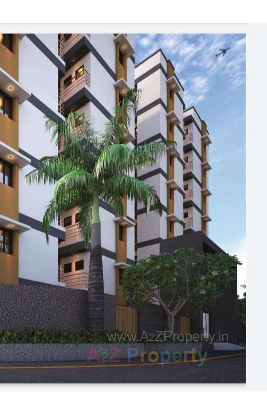 3D Elevation of real estate project Samanvay Heights located at Rajkot, Rajkot, Gujarat