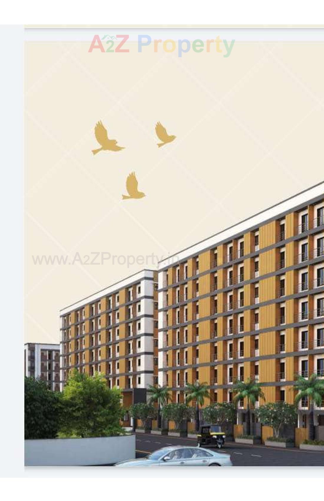 3D Elevation of real estate project Samanvay Heights located at Rajkot, Rajkot, Gujarat