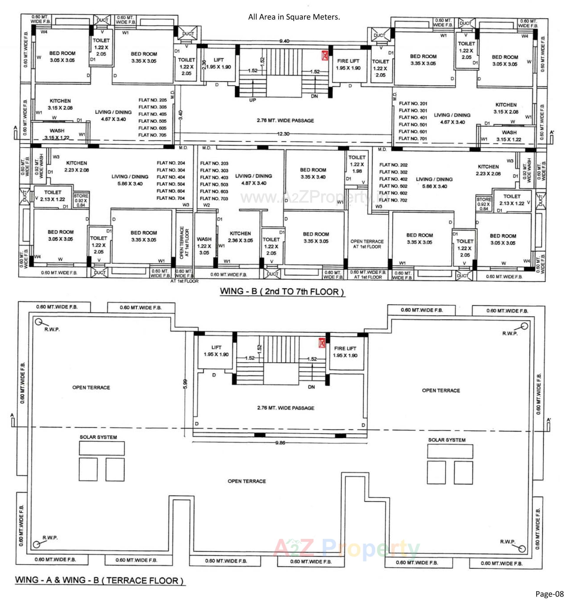 Layout of real estate project Samay Gold located at Ronki, Rajkot, Gujarat