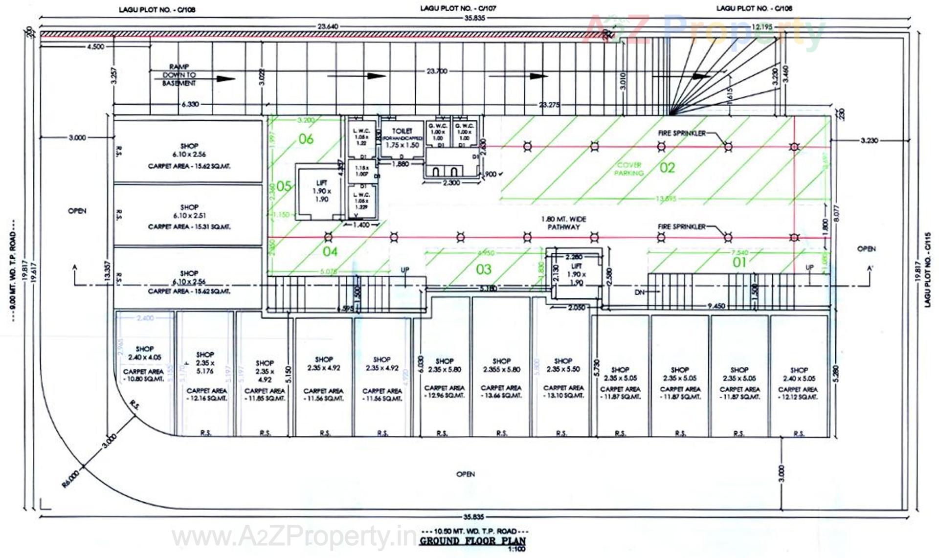 Layout of real estate project Samay located at Rajkot, Rajkot, Gujarat