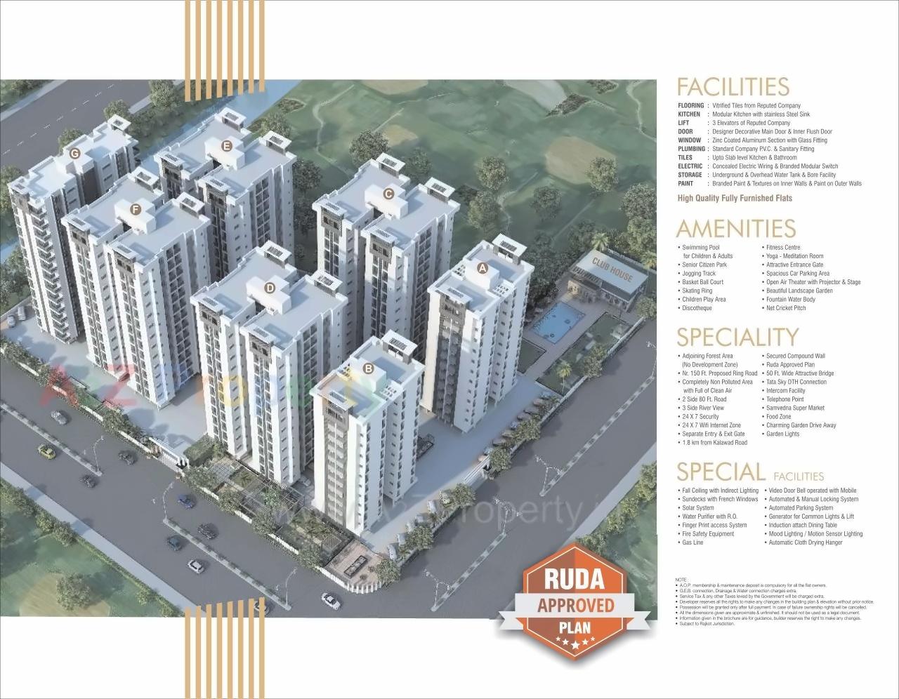  of real estate project Samvedna Heights (wing C Wind D) located at Vajdi, Rajkot, Gujarat