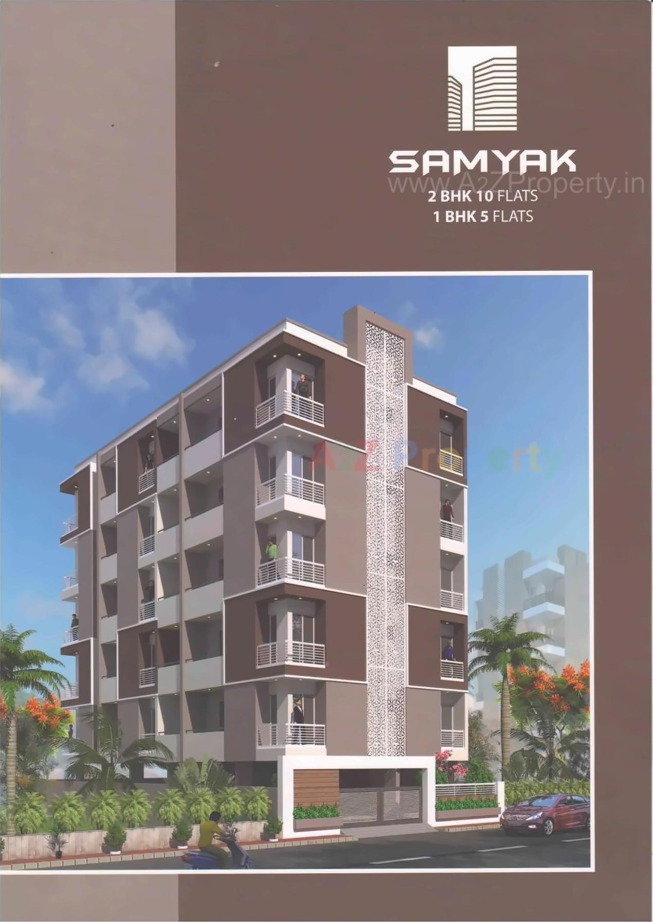 3D Elevation of real estate project Samyak located at Ghanteshwar, Rajkot, Gujarat