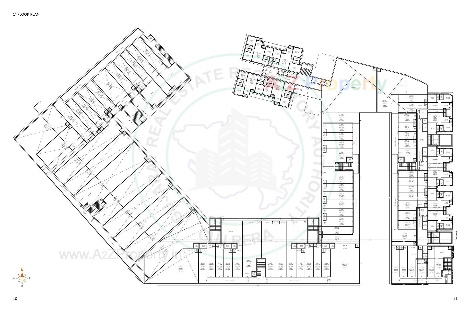 Layout of real estate project Sanatan located at Munjka, Rajkot, Gujarat