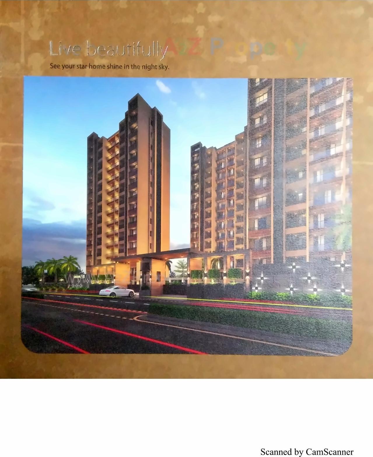 3D Elevation of real estate project Sanidhya located at Mavdi, Rajkot, Gujarat
