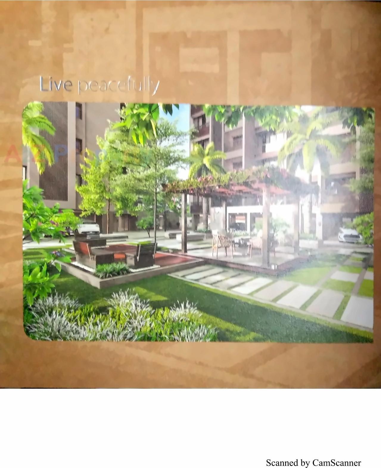 3D Elevation of real estate project Sanidhya located at Mavdi, Rajkot, Gujarat