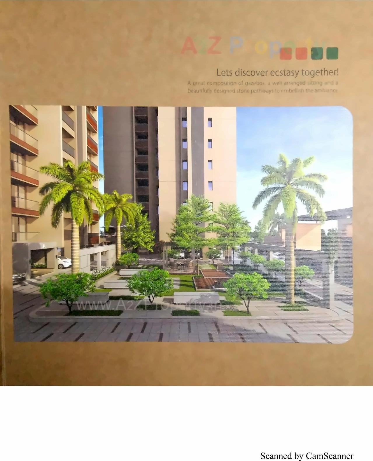 3D Elevation of real estate project Sanidhya located at Mavdi, Rajkot, Gujarat