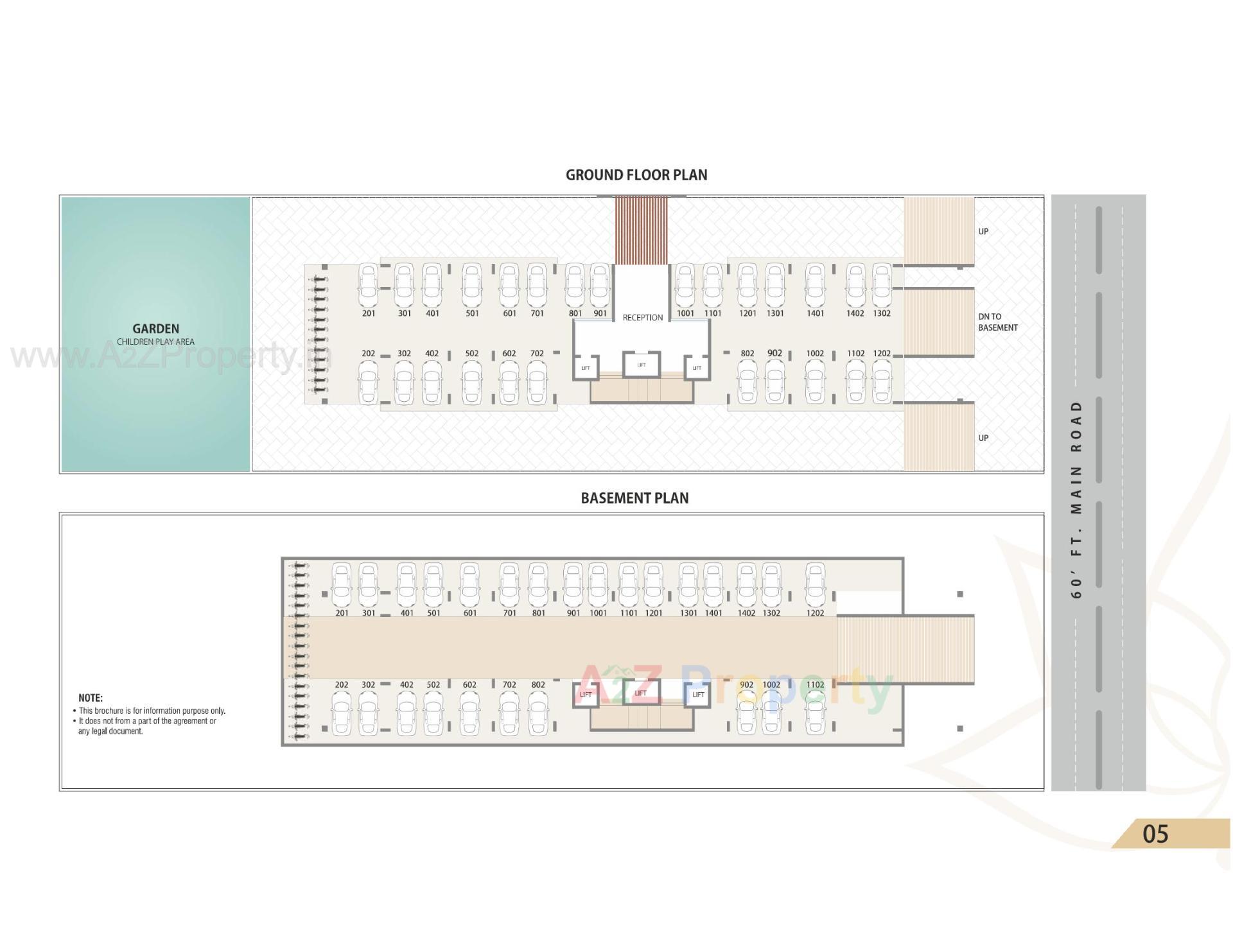 Layout of real estate project Sanidhya Heaven located at Motamava, Rajkot, Gujarat