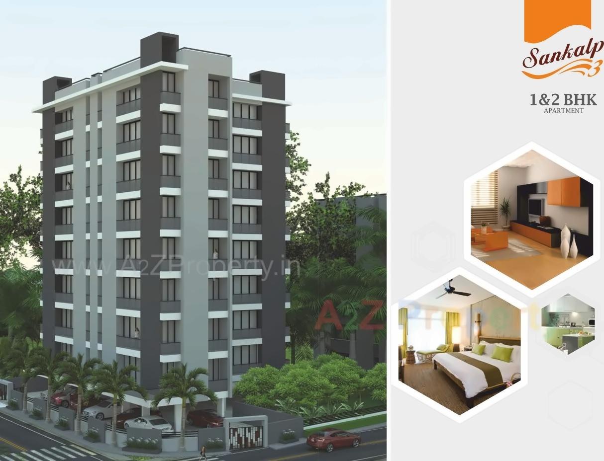 3D Elevation of real estate project Sankalp located at Raiya, Rajkot, Gujarat