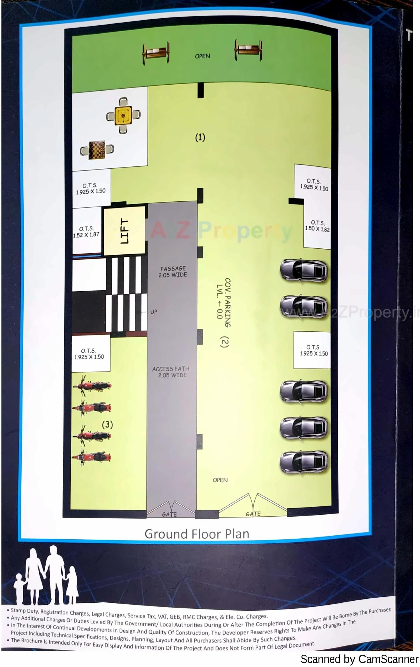 Layout of real estate project Sankalp Siddh located at Rajkot, Rajkot, Gujarat