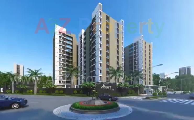 3D Elevation of real estate project Sanskar City located at Mavdi, Rajkot, Gujarat