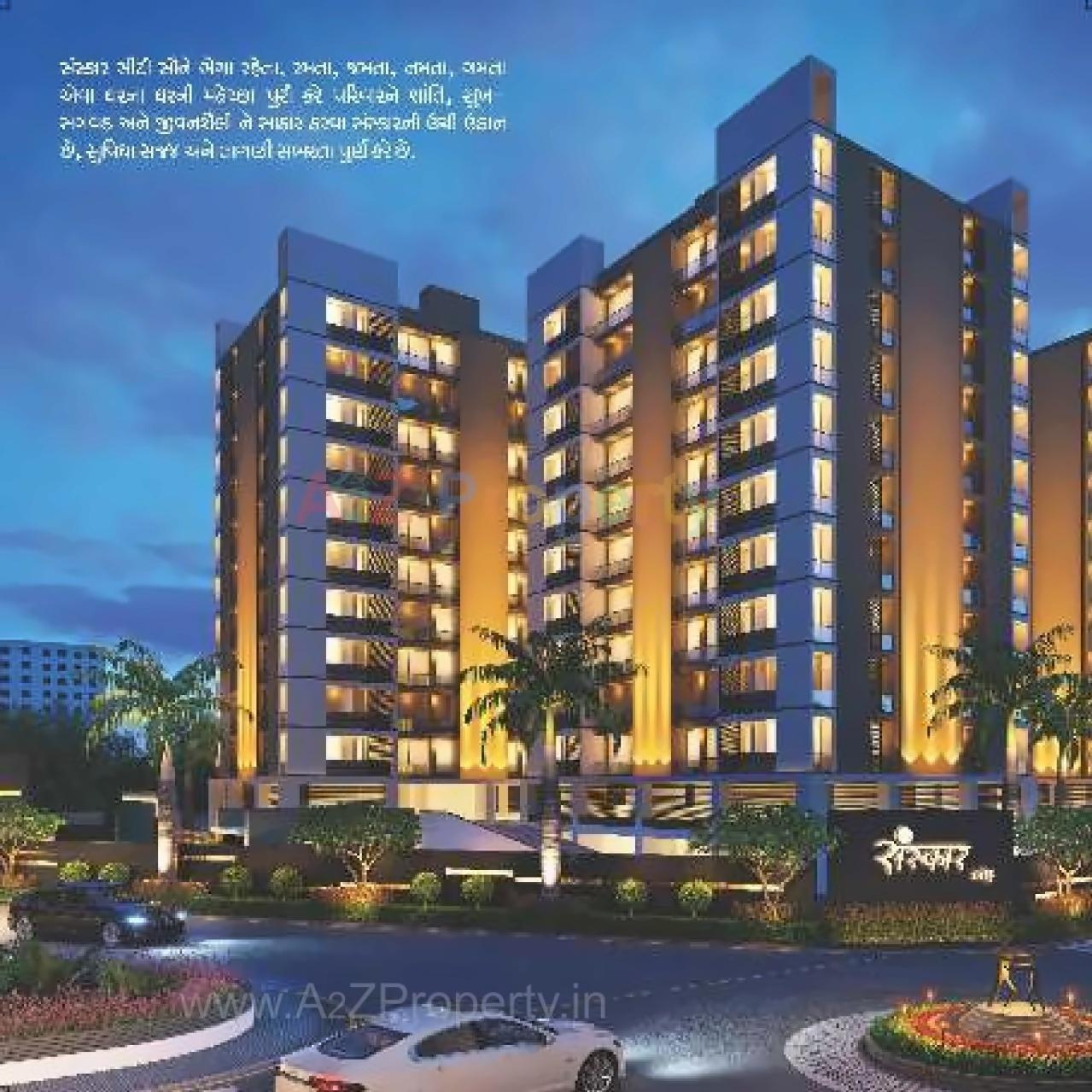 3D Elevation of real estate project Sanskar City located at Mavdi, Rajkot, Gujarat
