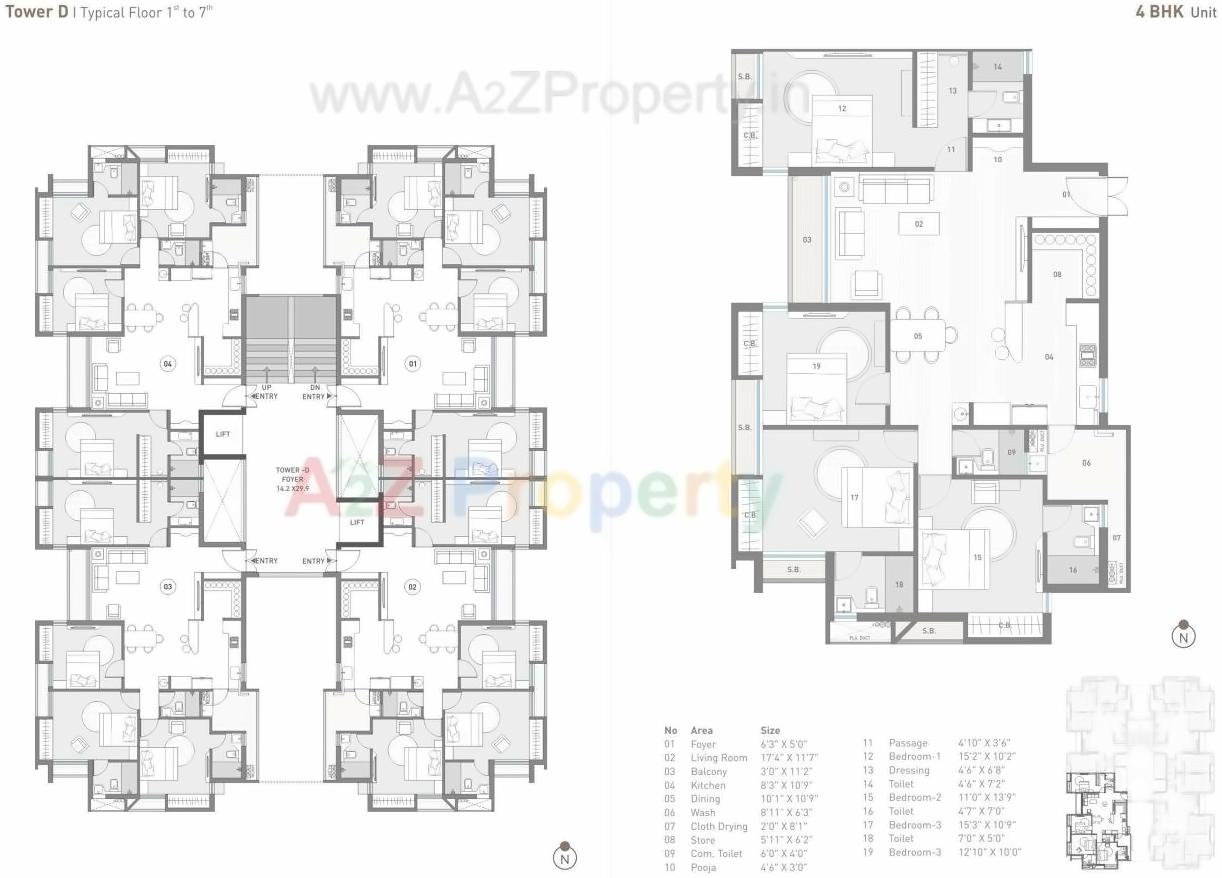 Layout of real estate project Sanskar Elegance located at Rajkot, Rajkot, Gujarat