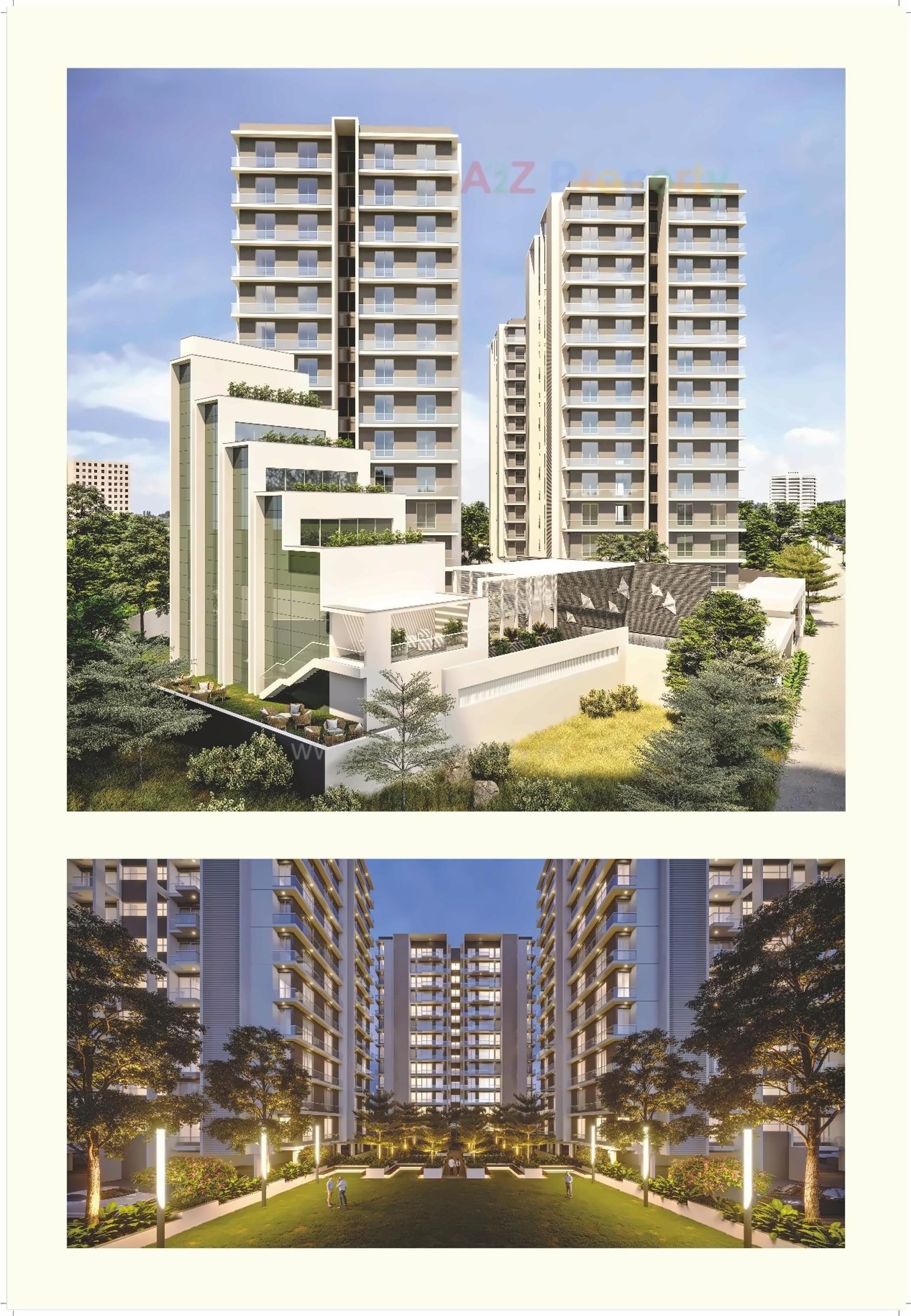 3D Elevation of real estate project Sanskar Sanidhya located at Rajkot, Rajkot, Gujarat