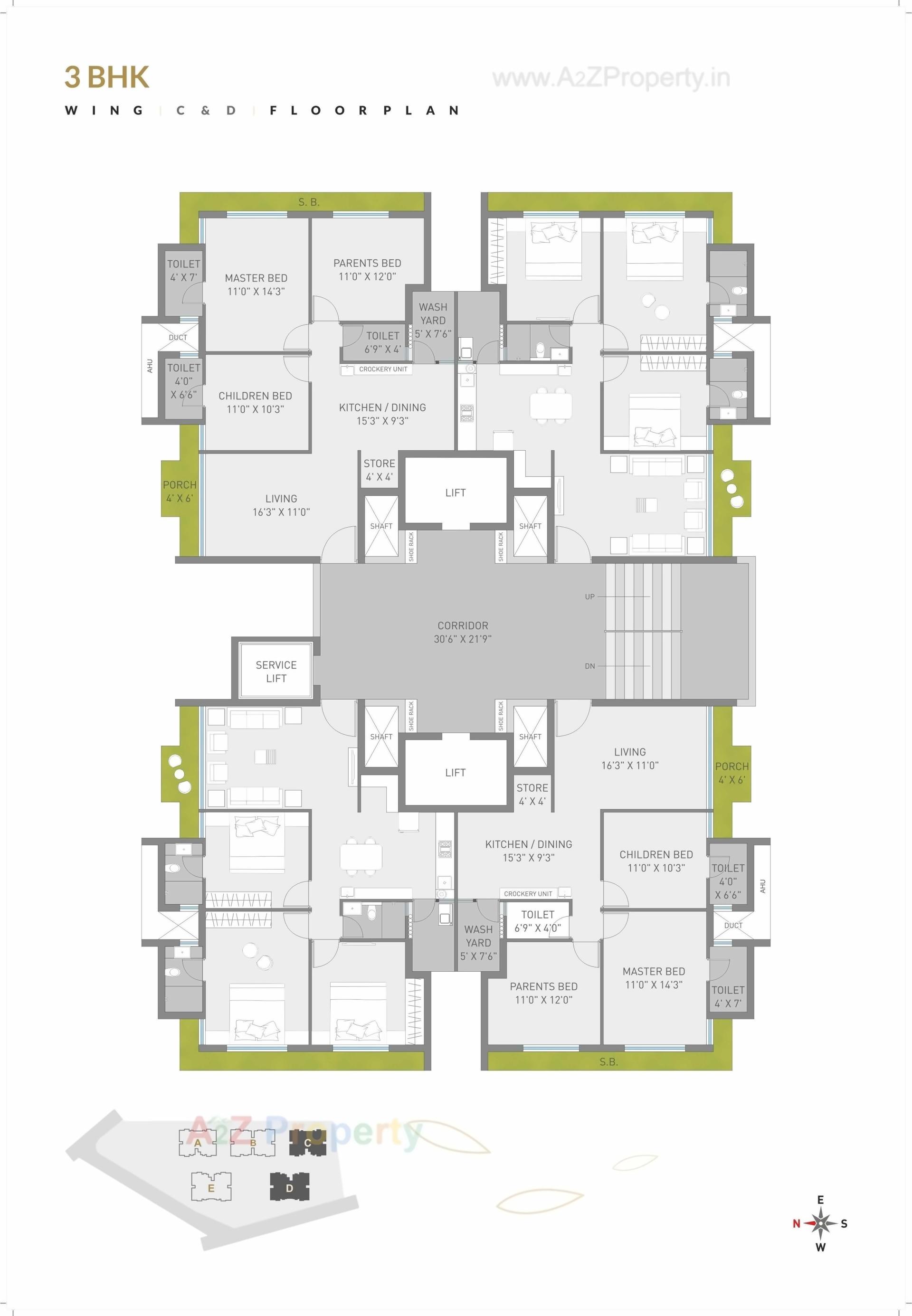 Layout of real estate project Sanskar Sanidhya located at Rajkot, Rajkot, Gujarat