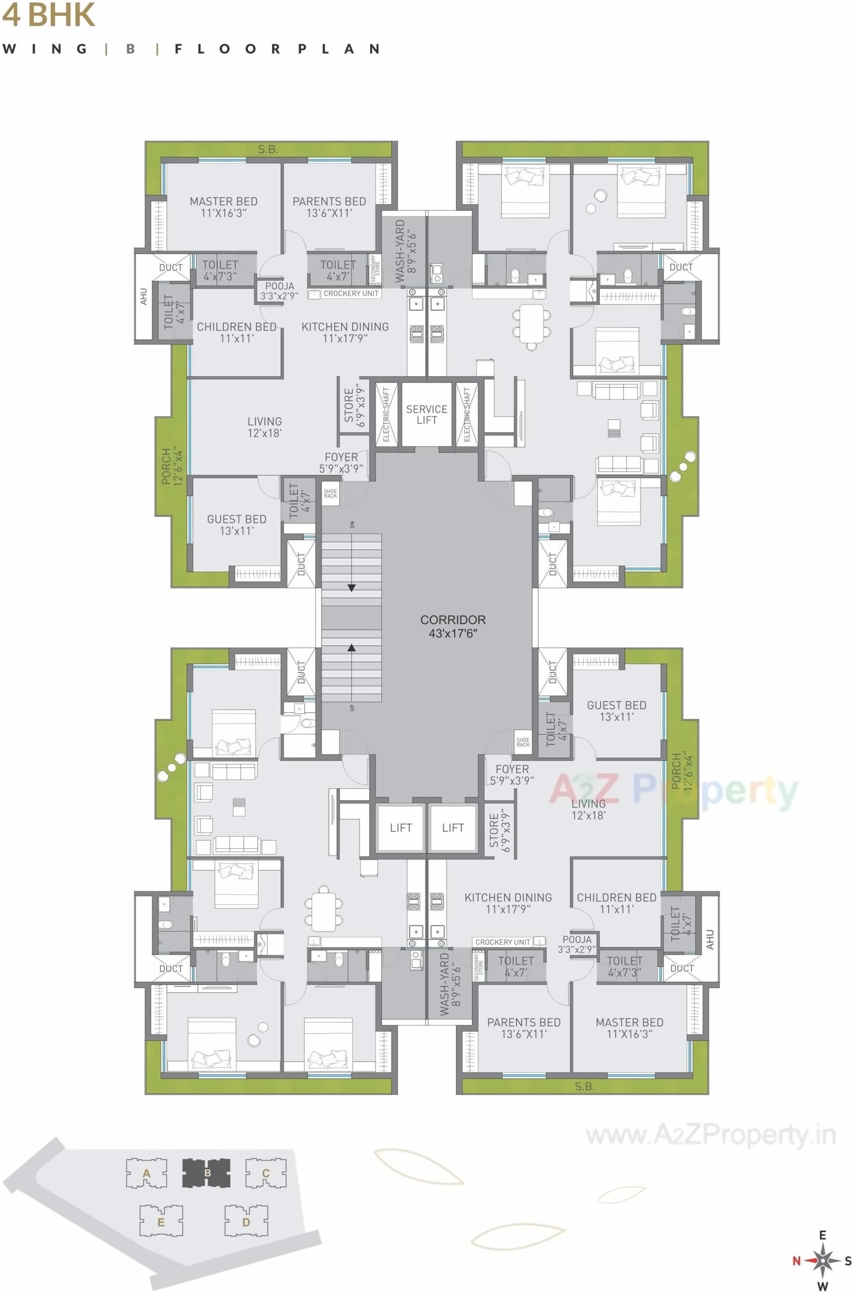 Layout of real estate project Sanskar Sanidhya located at Rajkot, Rajkot, Gujarat