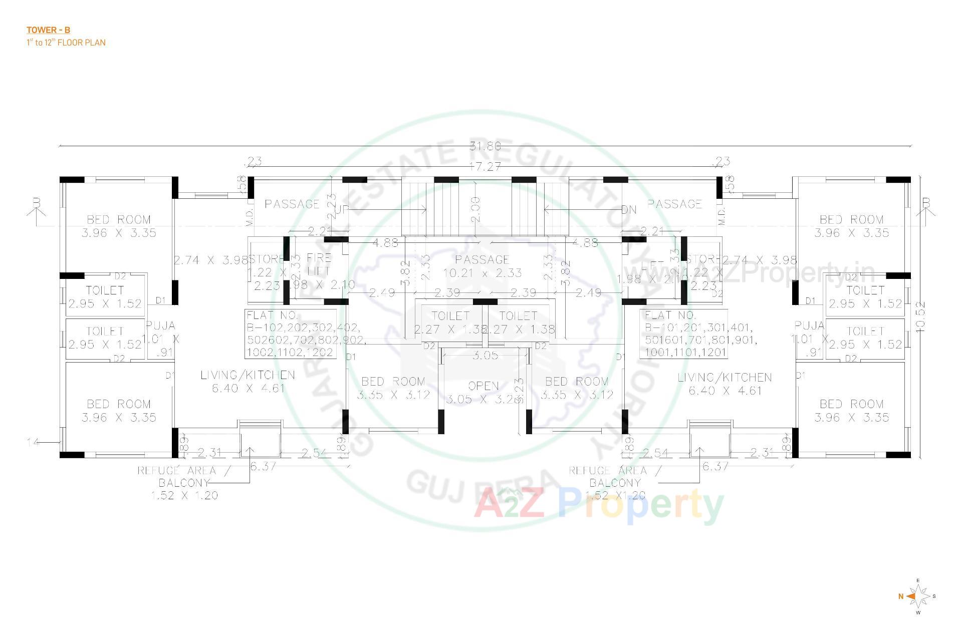 Layout of real estate project Sanskruti West located at Mavdi, Rajkot, Gujarat