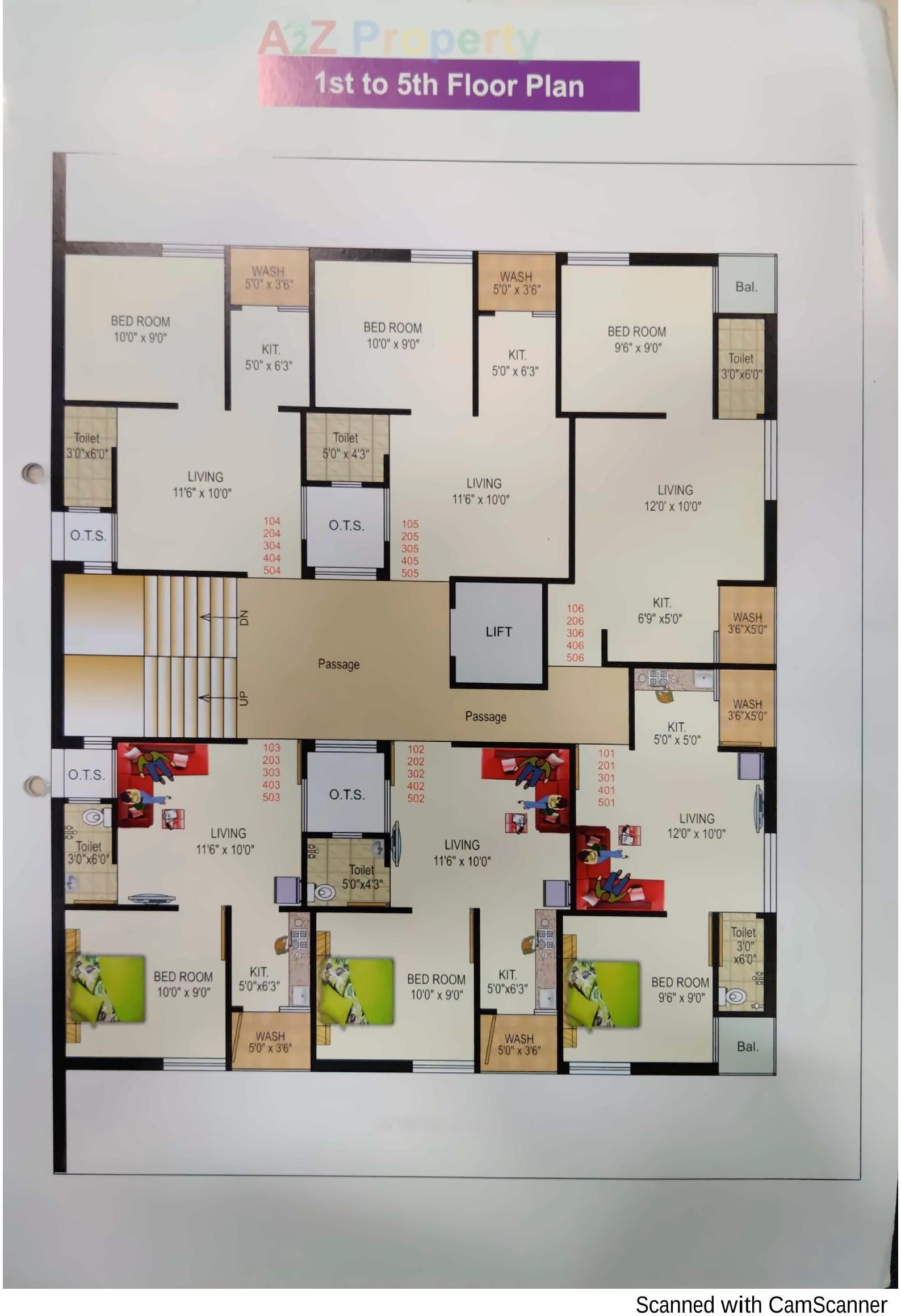 Layout of real estate project Sanskruti located at Rajkot, Rajkot, Gujarat