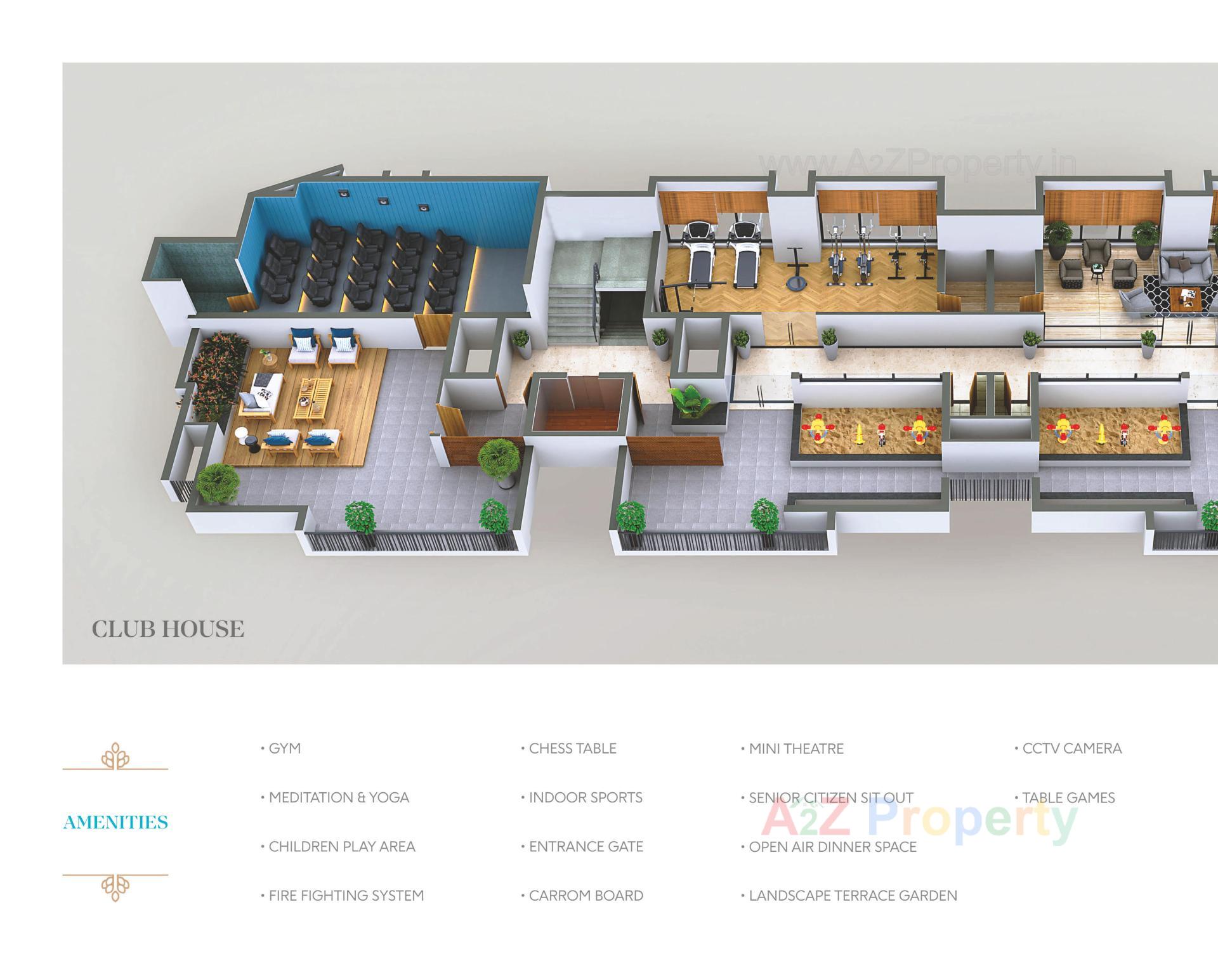 Layout of real estate project Sapphire Elegance located at Rajkot, Rajkot, Gujarat