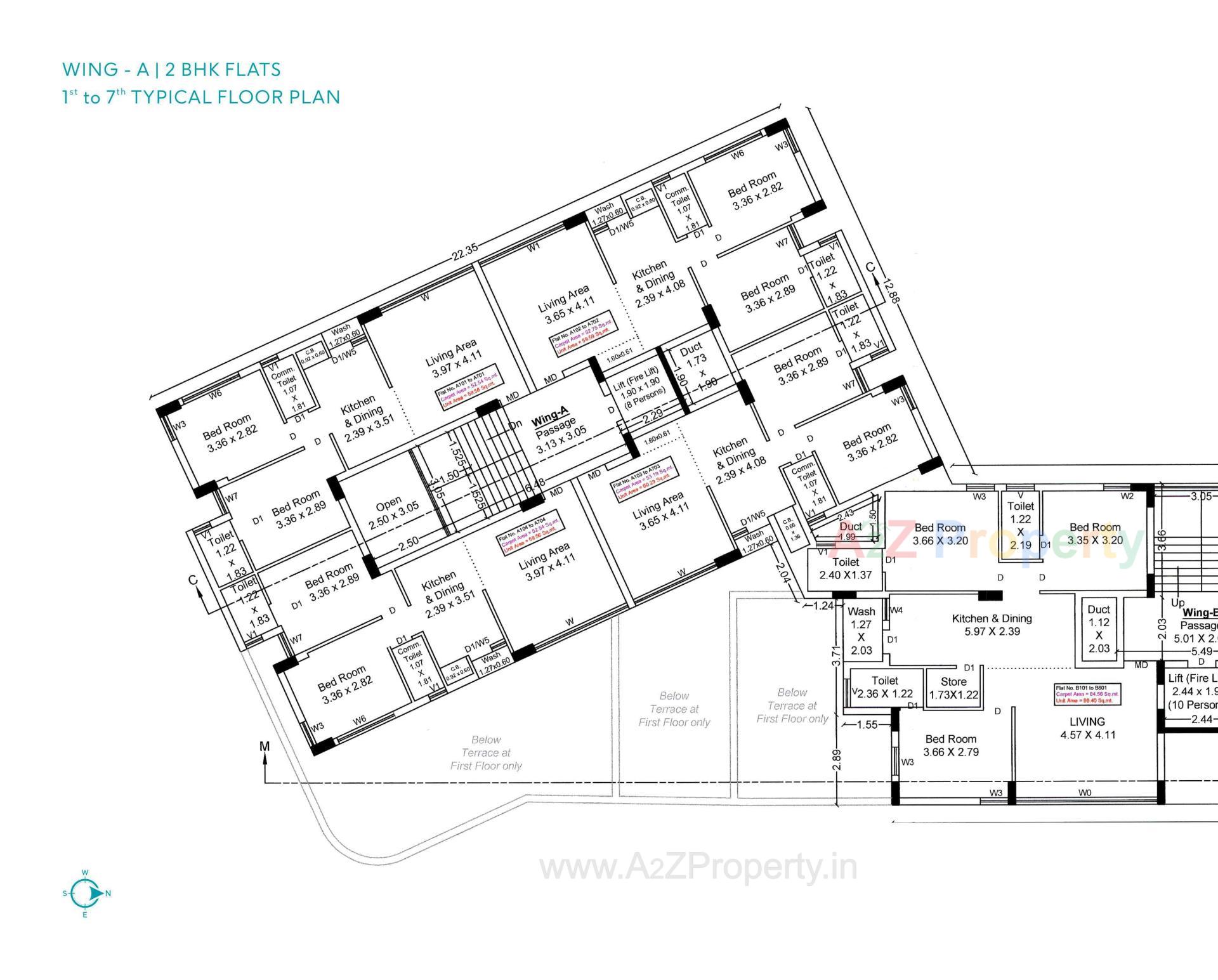 Layout of real estate project Sapphire Elegance located at Rajkot, Rajkot, Gujarat