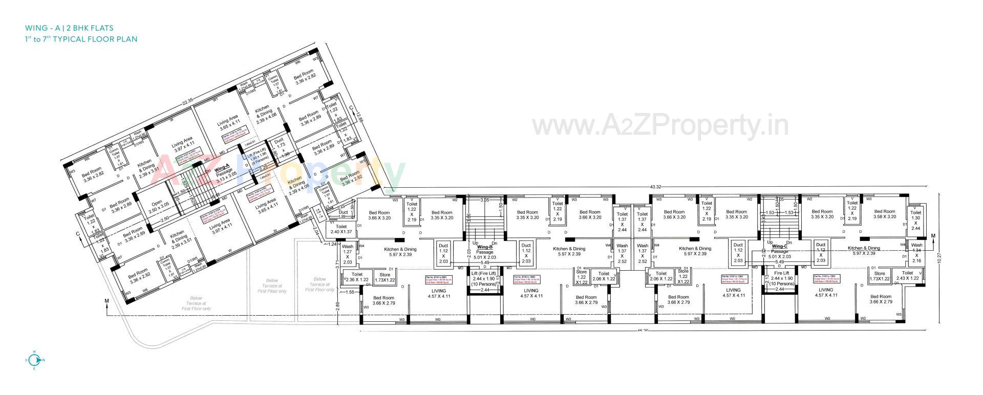 Layout of real estate project Sapphire Elegance located at Rajkot, Rajkot, Gujarat