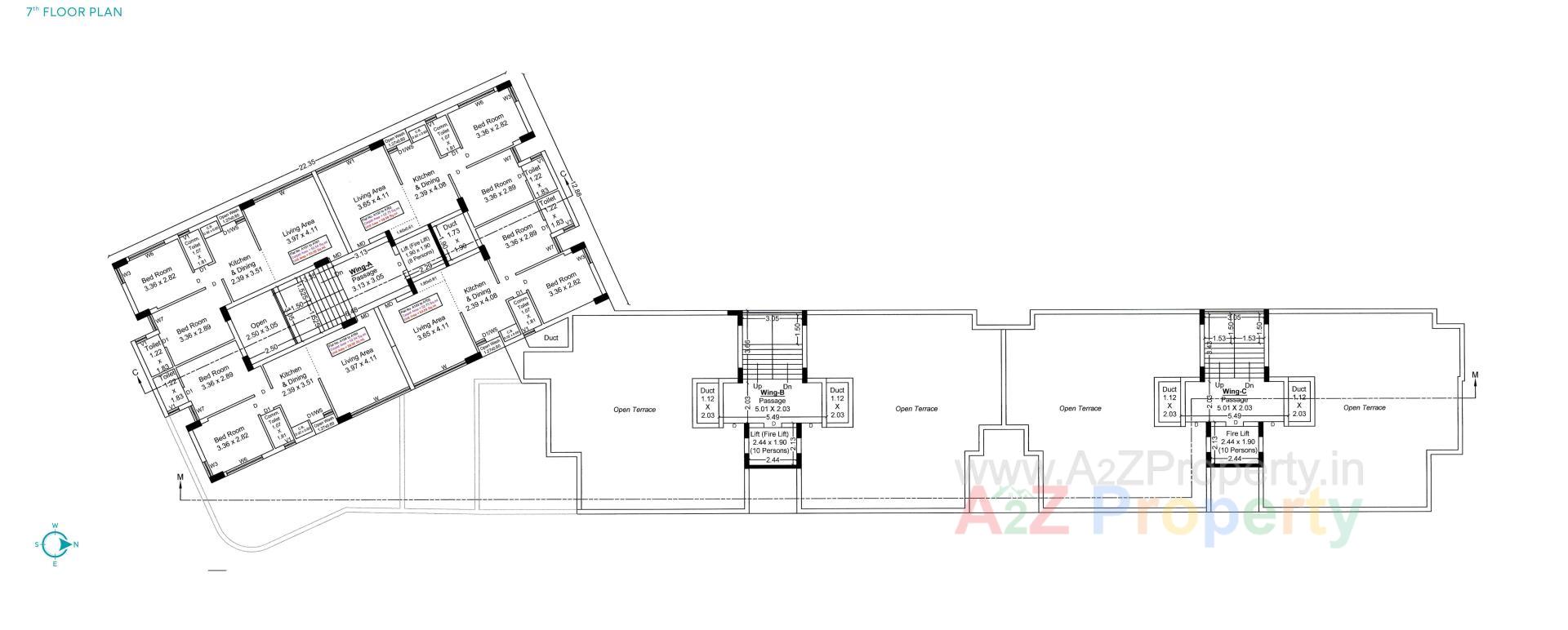 Layout of real estate project Sapphire Elegance located at Rajkot, Rajkot, Gujarat