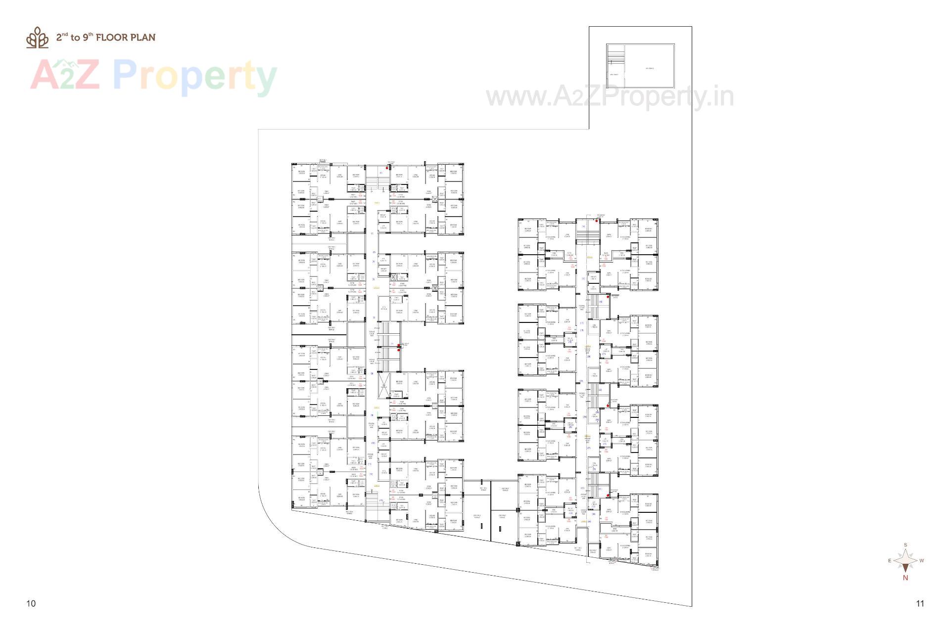 Layout of real estate project Sapphire Heights located at Rajkot, Rajkot, Gujarat