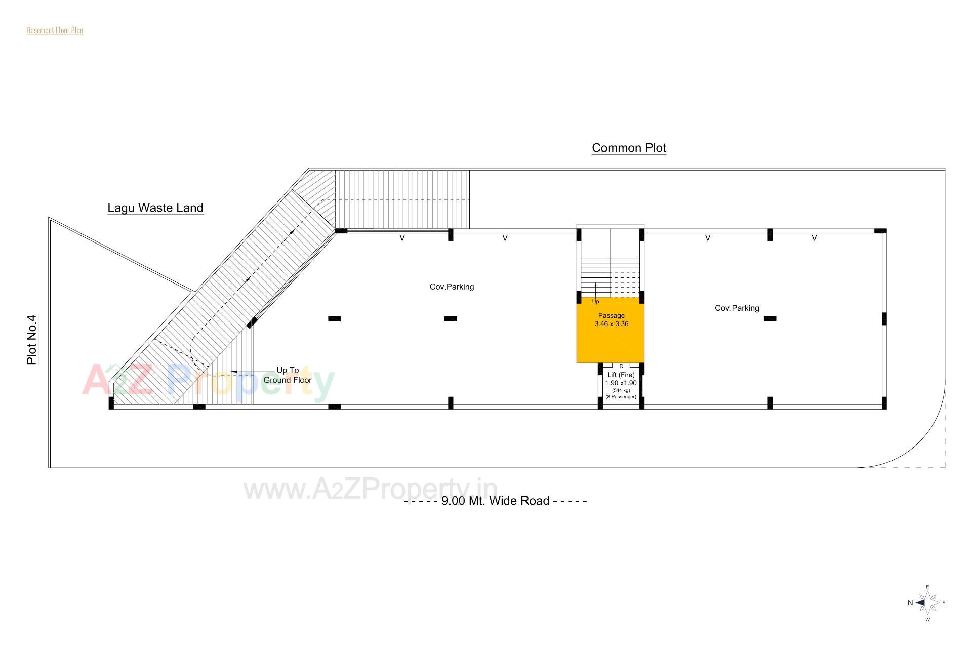 Layout of real estate project Sapphire One located at Raiya, Rajkot, Gujarat