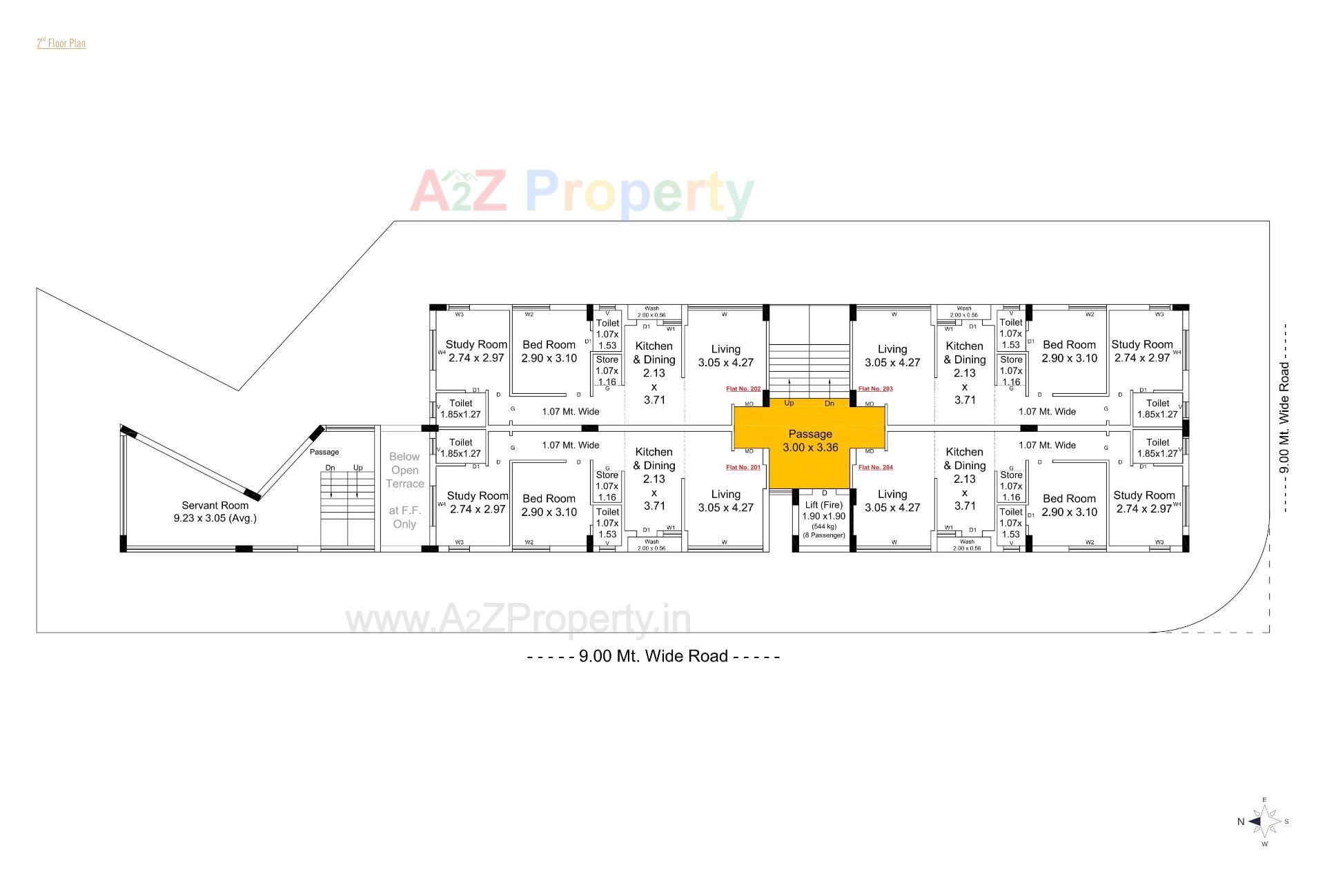 Layout of real estate project Sapphire One located at Raiya, Rajkot, Gujarat