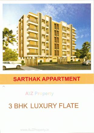 Elevation of real estate project Sarthak Appartment located at Raiya, Rajkot, Gujarat