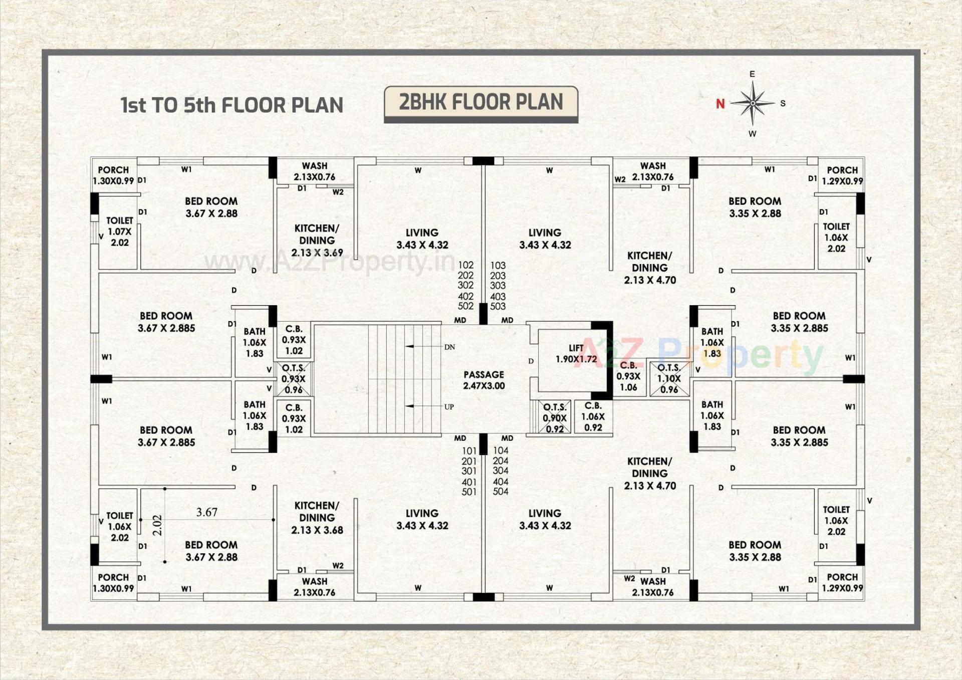Layout of real estate project Sarvottam Green located at Mavdi, Rajkot, Gujarat