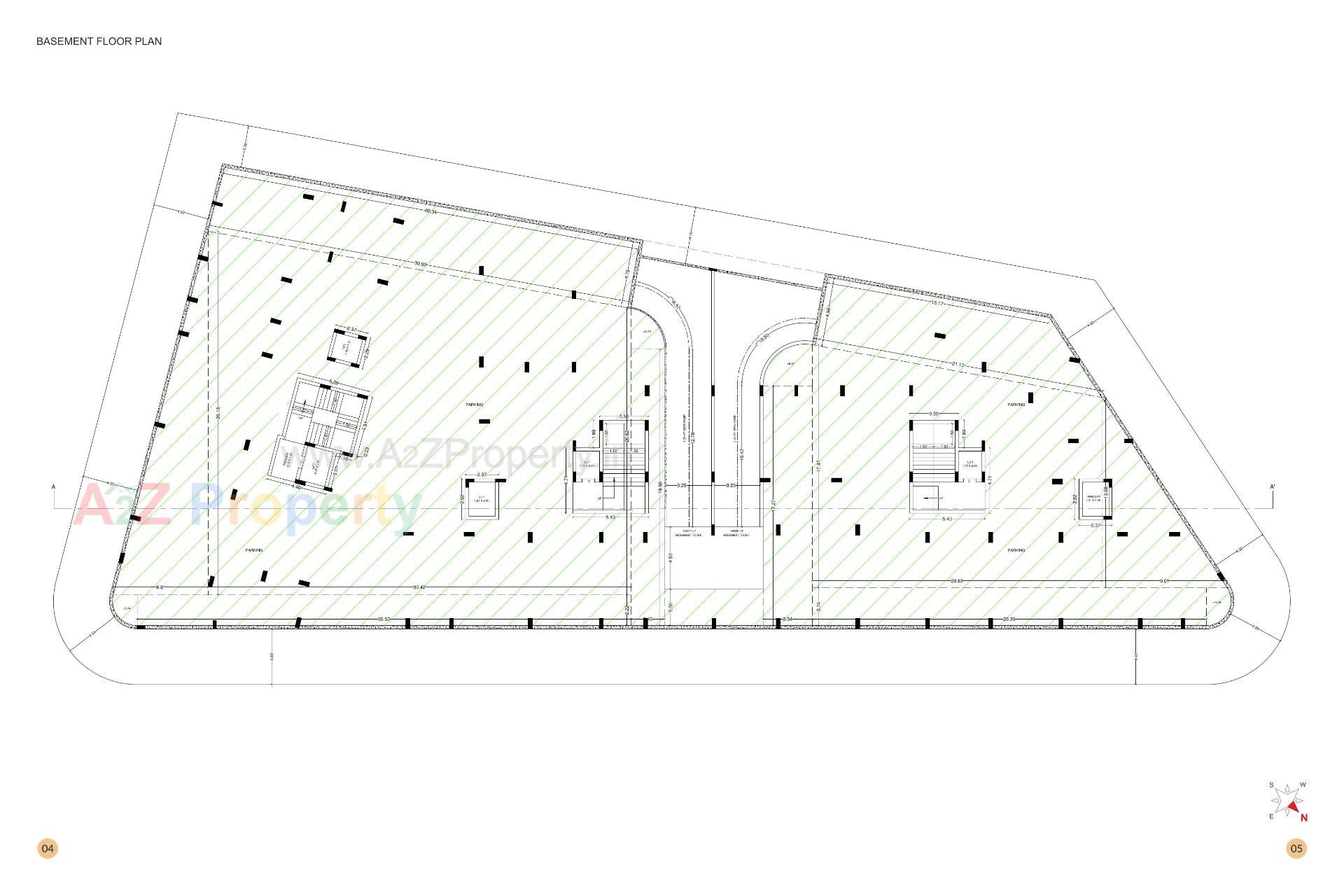 Layout of real estate project Satellite Pride located at Rajkot, Rajkot, Gujarat
