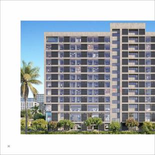 Elevation of real estate project Sattva Square located at Nanamava, Rajkot, Gujarat