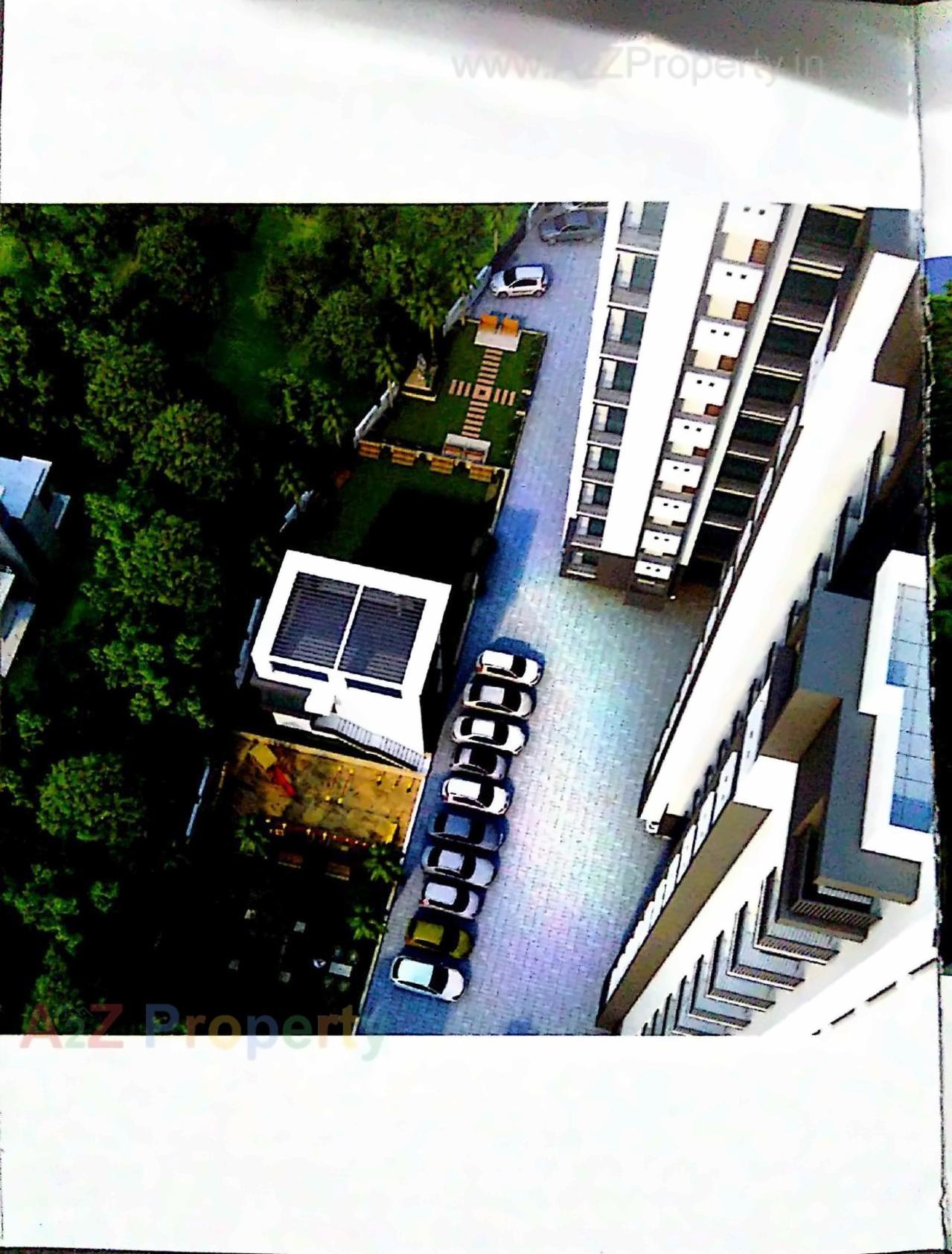 3D Elevation of real estate project Satyam Hills located at Vavadi, Rajkot, Gujarat