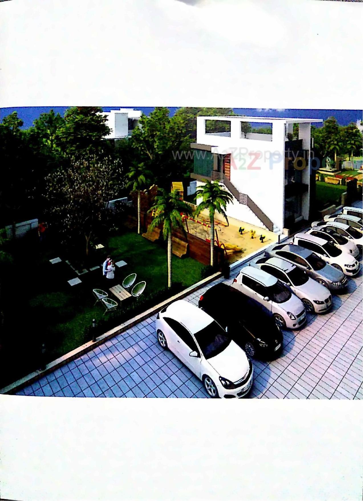 3D Elevation of real estate project Satyam Hills located at Vavadi, Rajkot, Gujarat